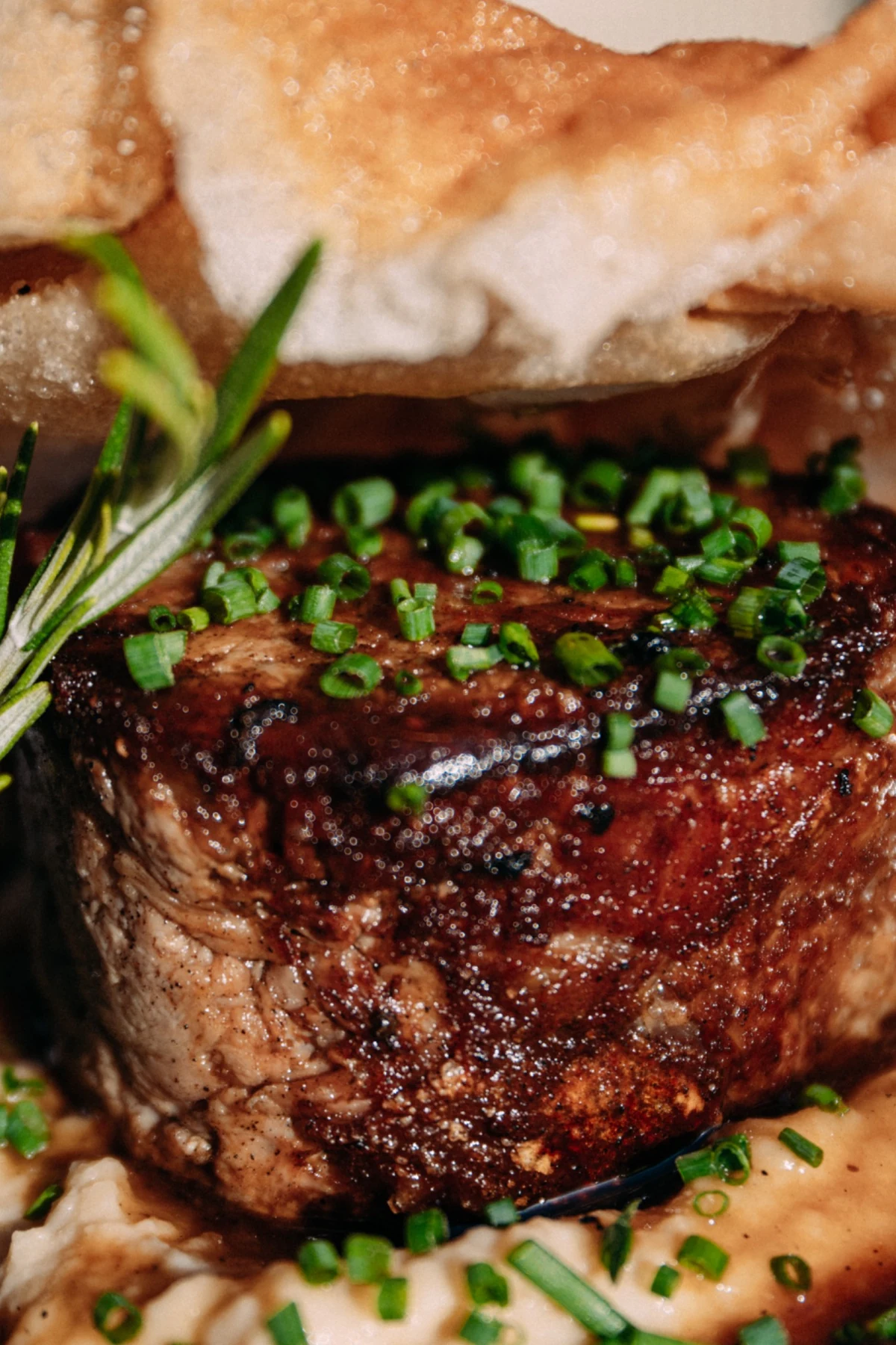 Pièce de viande saisie