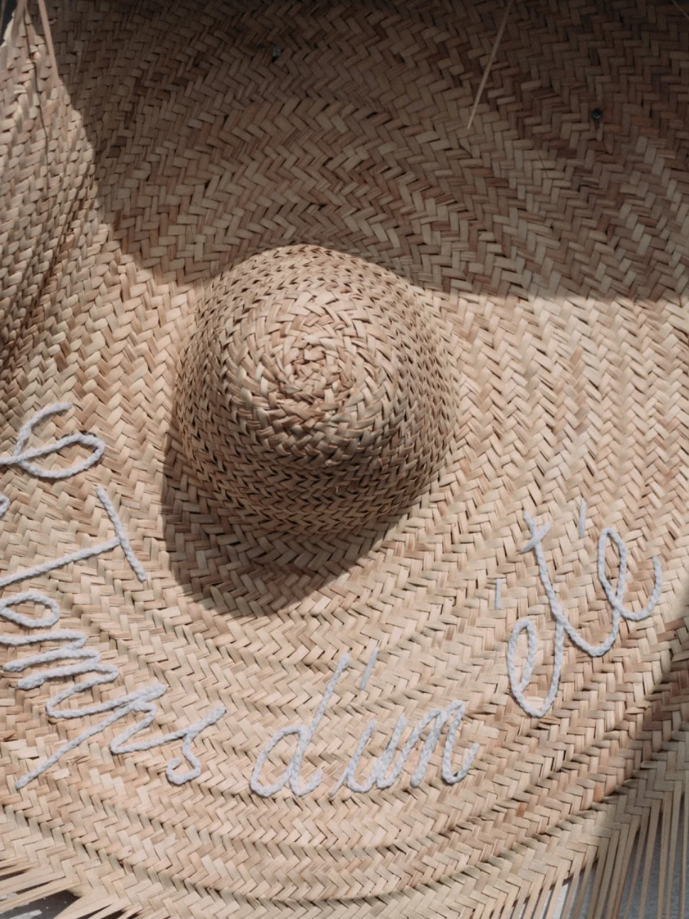 Chapeau brodé Le Temps d’un Été